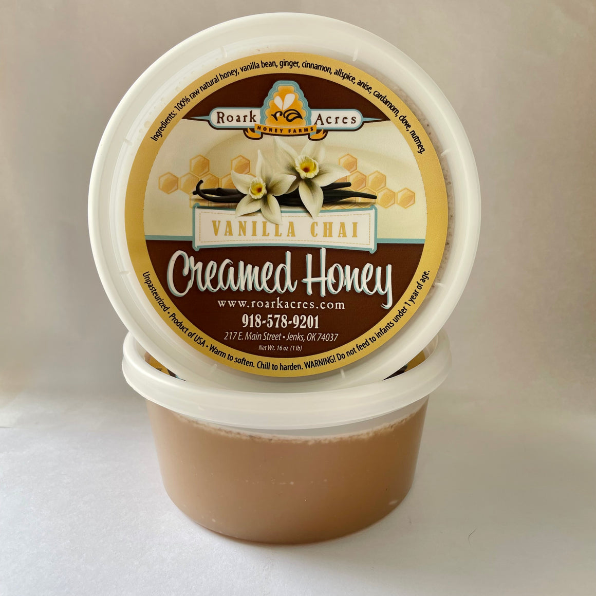 Vanilla Chai Creamed Honey