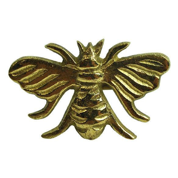 Gold Bee Napkin Ring.