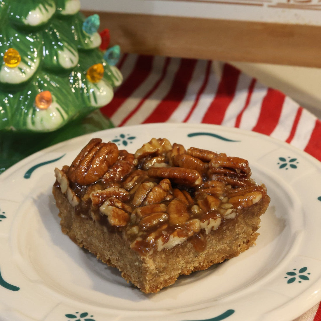 Honey Soaked Pecan Bars