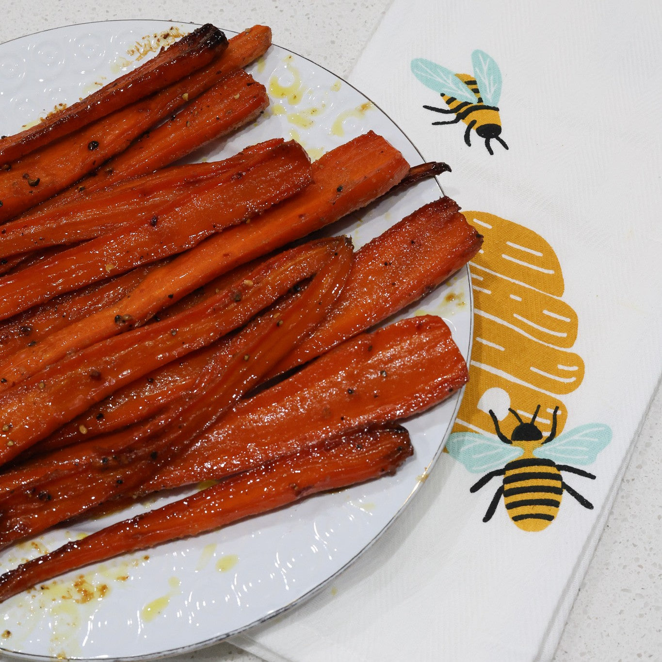 Rosemary Honey Glazed Carrots
