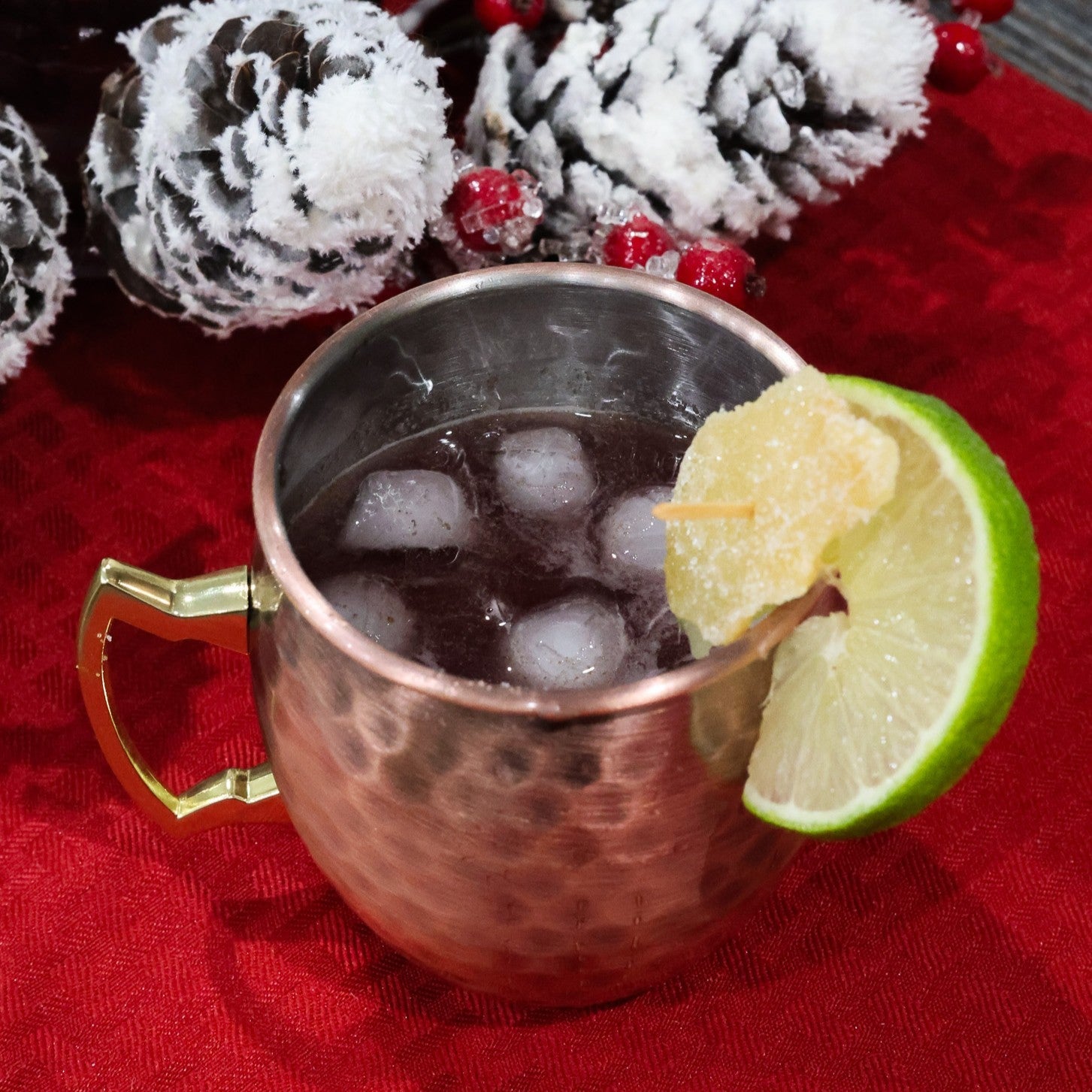 Hot Honey Yule Mule