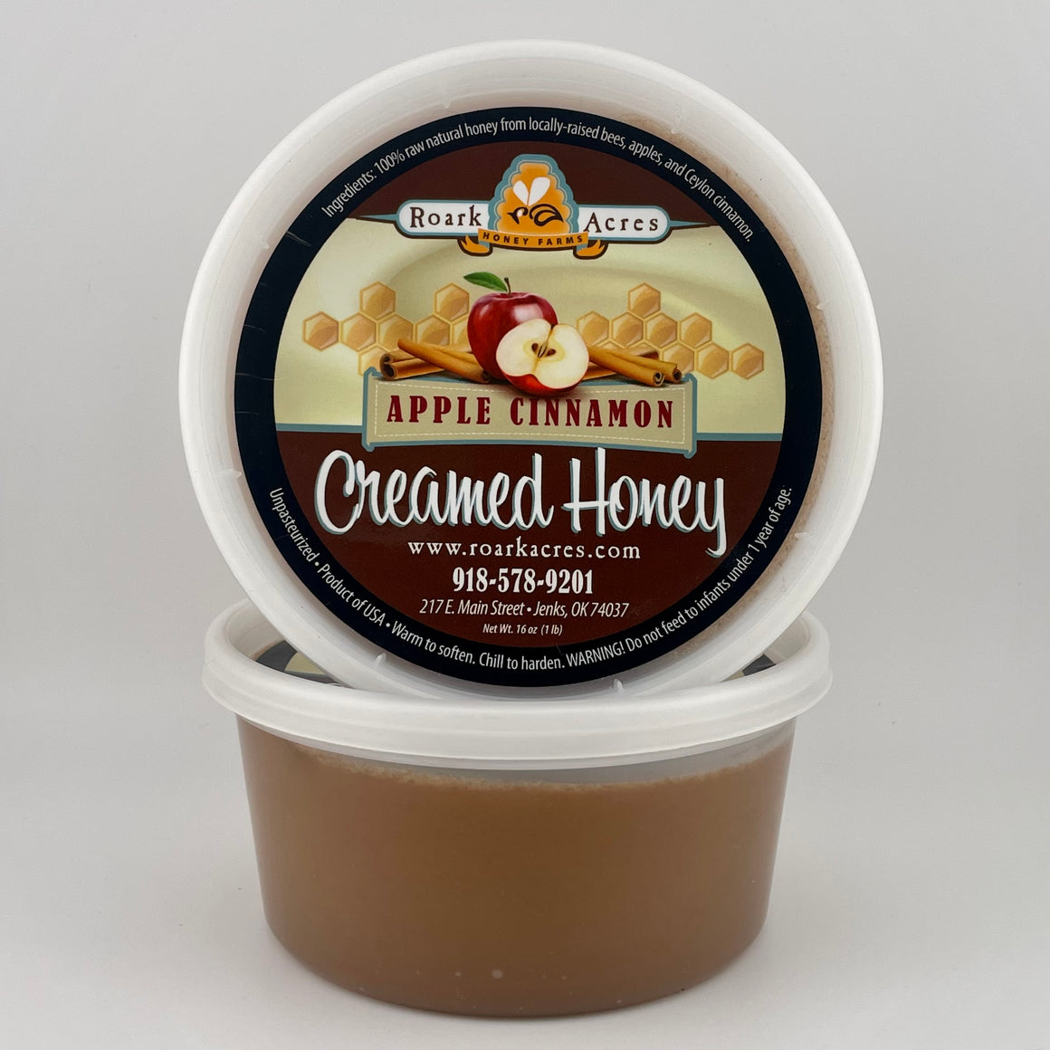 Apple Cinnamon Creamed Honey