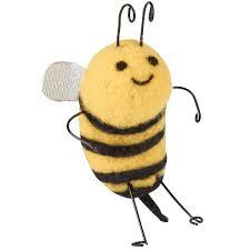 Felt Bee Critter Ornament