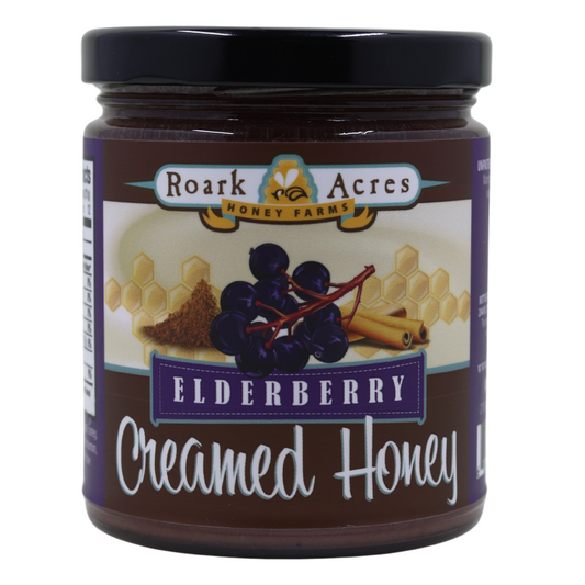 Elderberry Creamed Honey