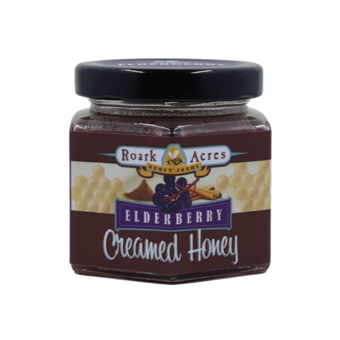 Elderberry Creamed Honey