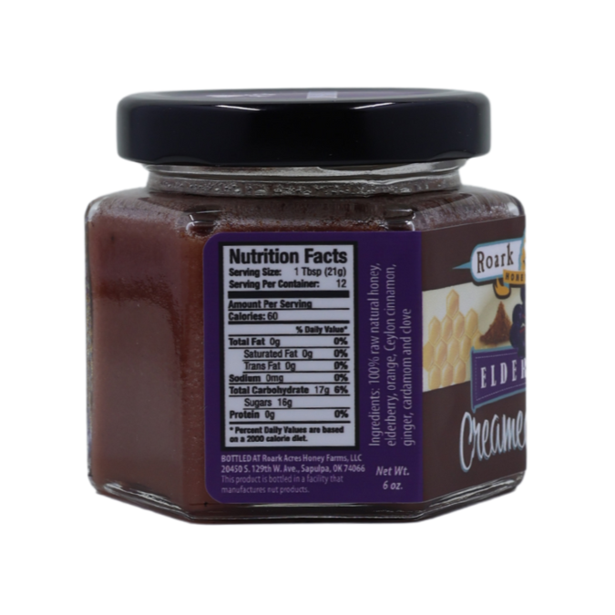 Elderberry Creamed Honey