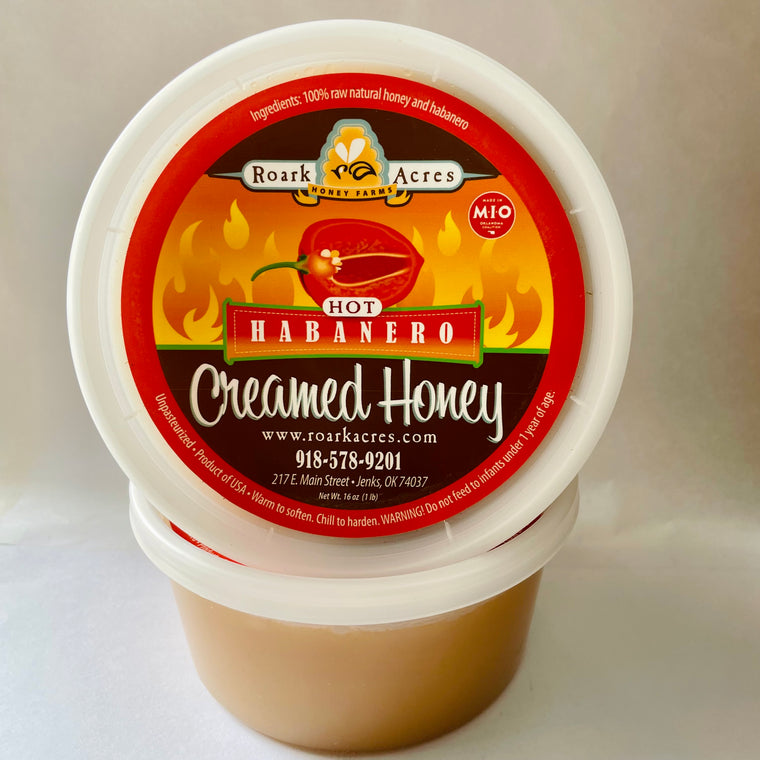 Habanero Creamed Honey (HOT)