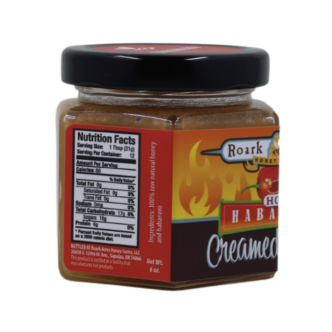 Habanero Creamed Honey (HOT)