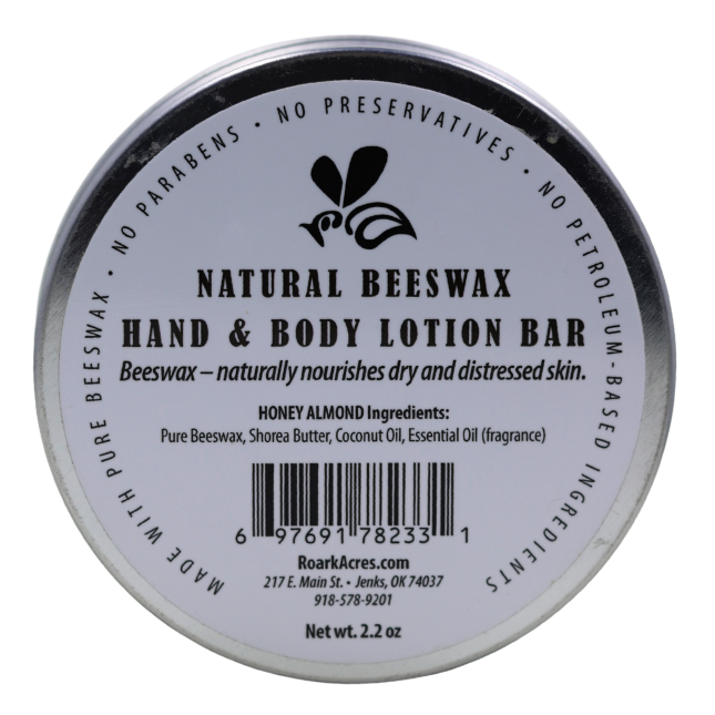 Pure Beeswax Lotion Bar