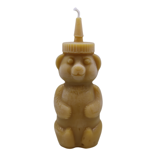 HoneyBear Beeswax Candle