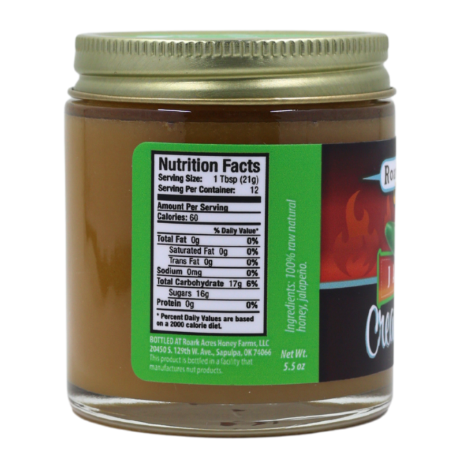 Jalapeño Creamed Honey (Mild)