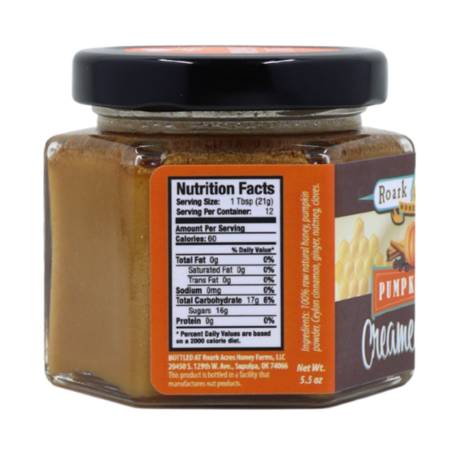 Pumpkin Spice Creamed Honey (Fall Seasonal)