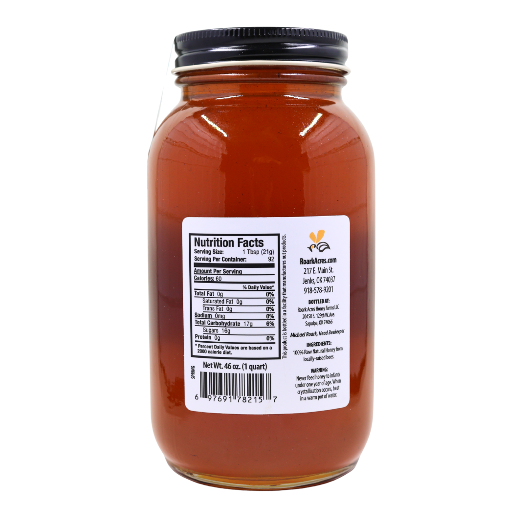 Okie Honey - Quart Jar (LOCAL PICK-UP ONLY)