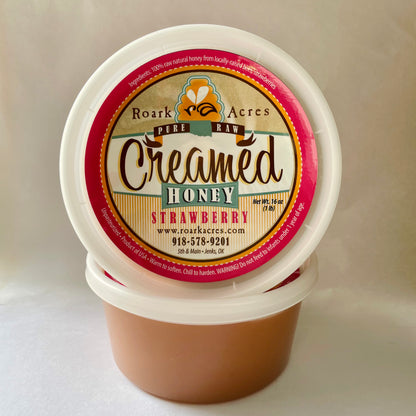 Strawberry Creamed Honey