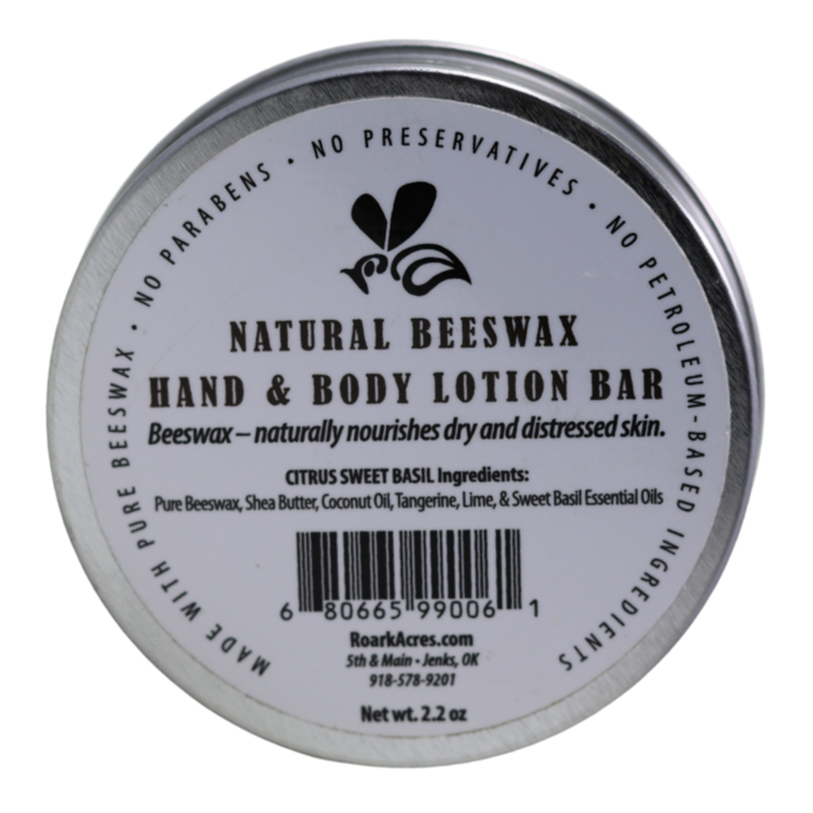 Pure Beeswax Lotion Bar