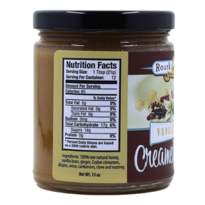 Vanilla Chai Creamed Honey