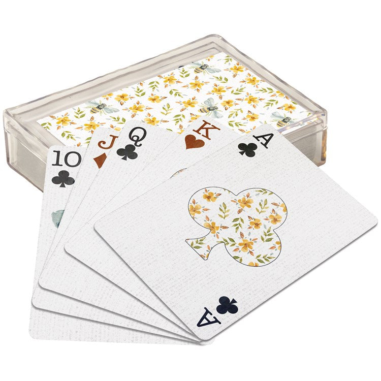 Bee Floral Playing Cards – Roark Acres Honey Farms