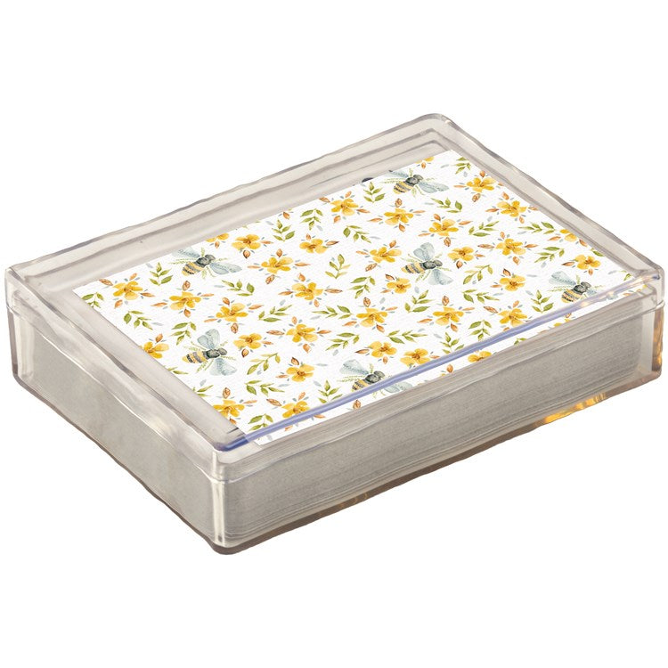 Bee Floral Playing Cards