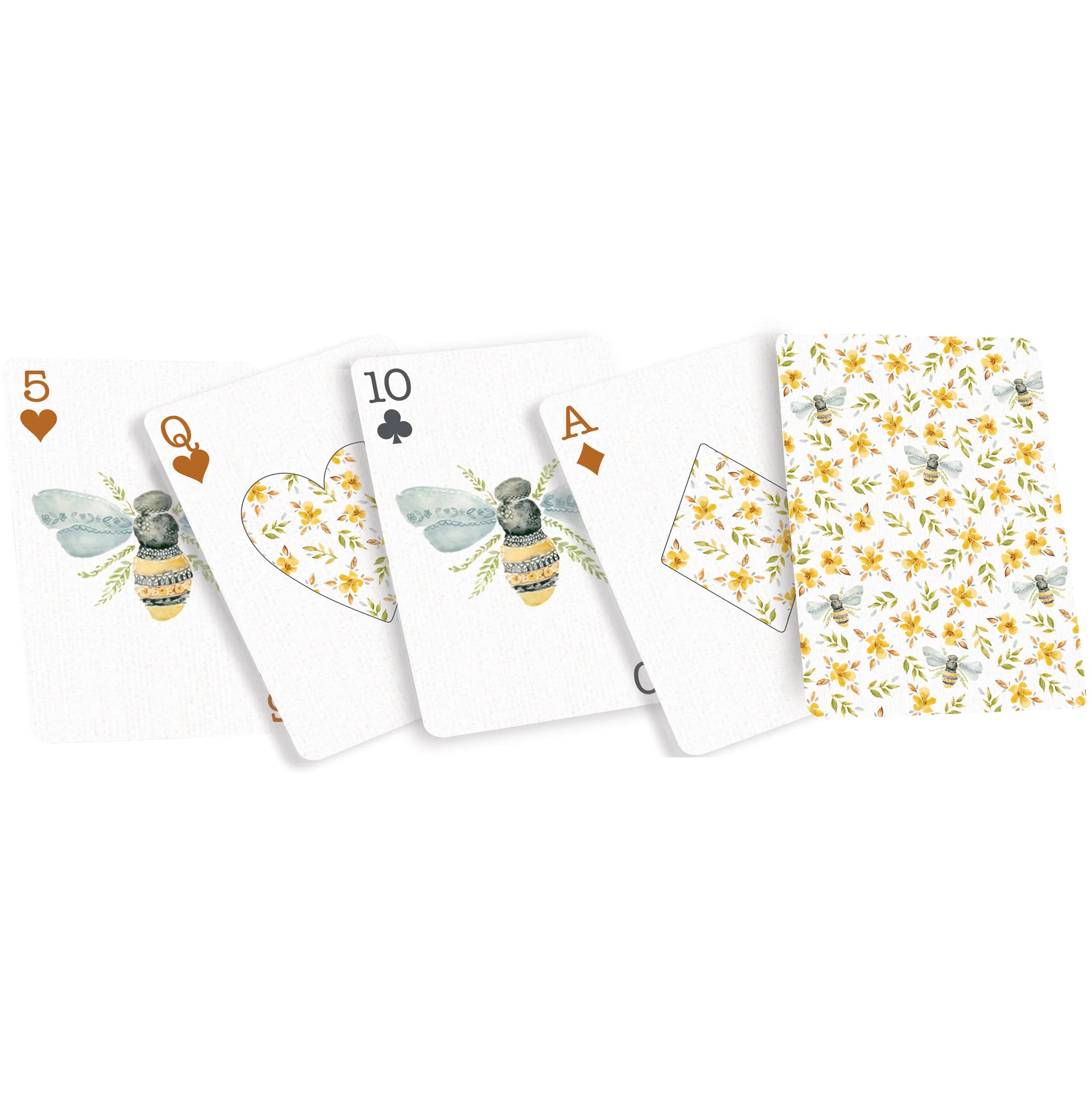 Bee Floral Playing Cards
