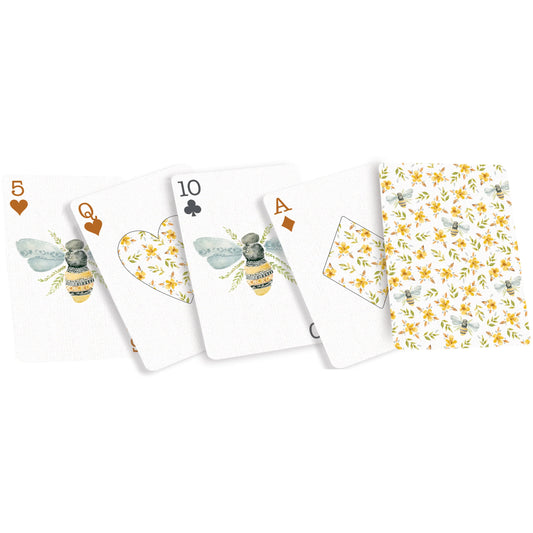 Bee Floral Playing Cards