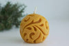 Indented Swirl Ball Candle (3.5" x 3.5")