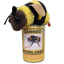 Canned Plush Bumblebee