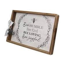 Wood Bee Serving Tray