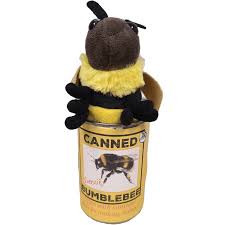 Canned Plush Bumblebee