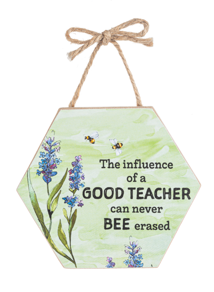 Bee & Teacher Sign Ornaments