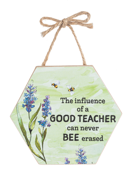 Bee & Teacher Sign Ornaments