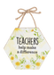 Bee & Teacher Sign Ornaments