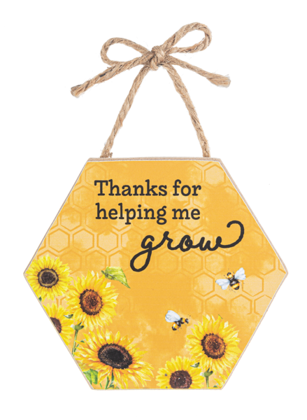 Bee & Teacher Sign Ornaments