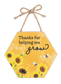 Bee & Teacher Sign Ornaments