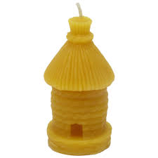 Beehive Haystack Beeswax Votive ( 3.5" x 1.5")