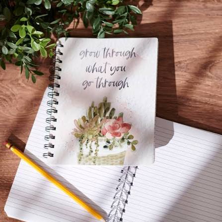Grow Through What You Go Through Spiral Notebook