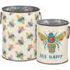 Bee Planters/Metal Buckets.