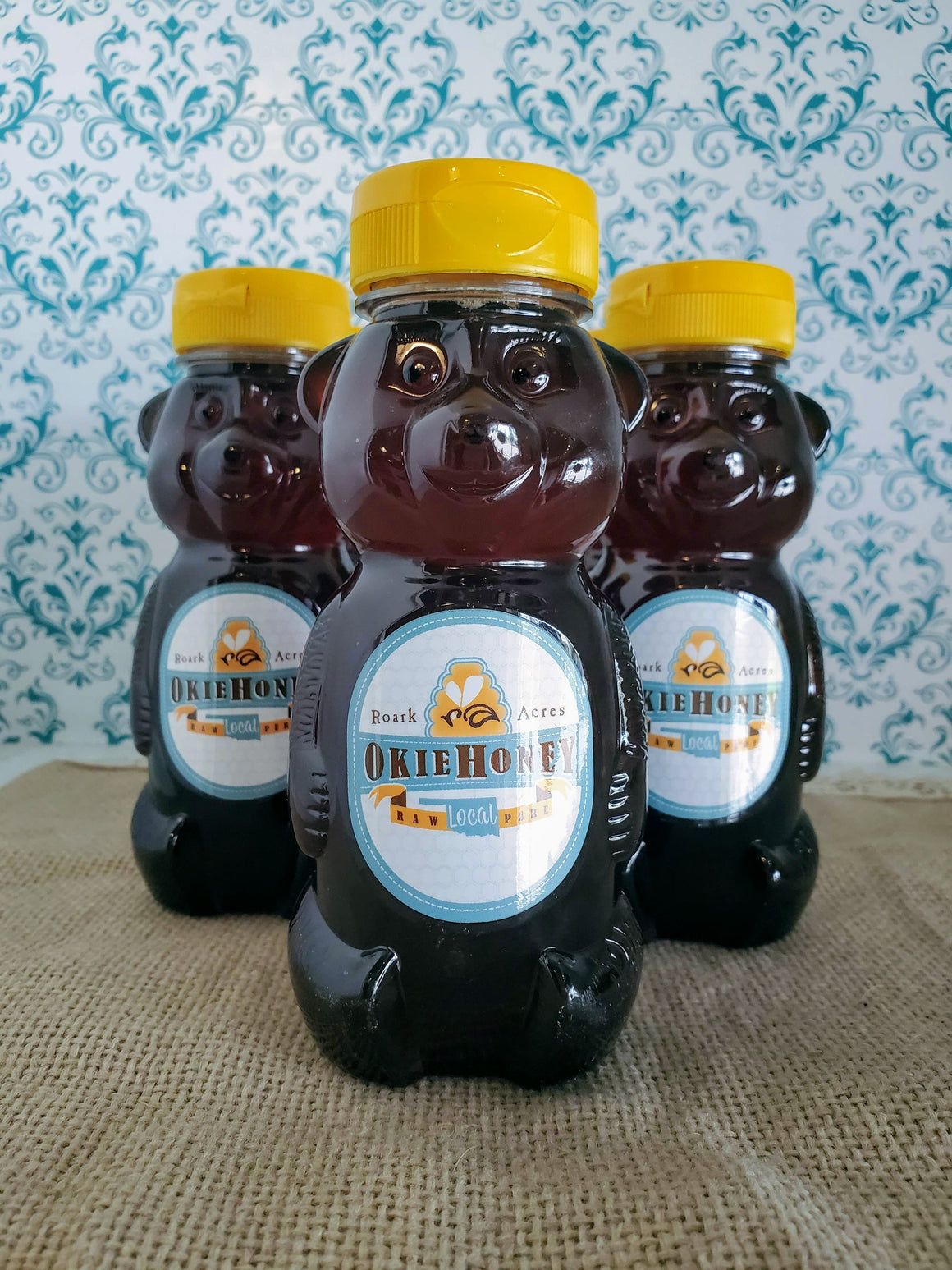 Okie Honey ~ Fall Harvest ~ Plastic Bear Squeeze Bottle.