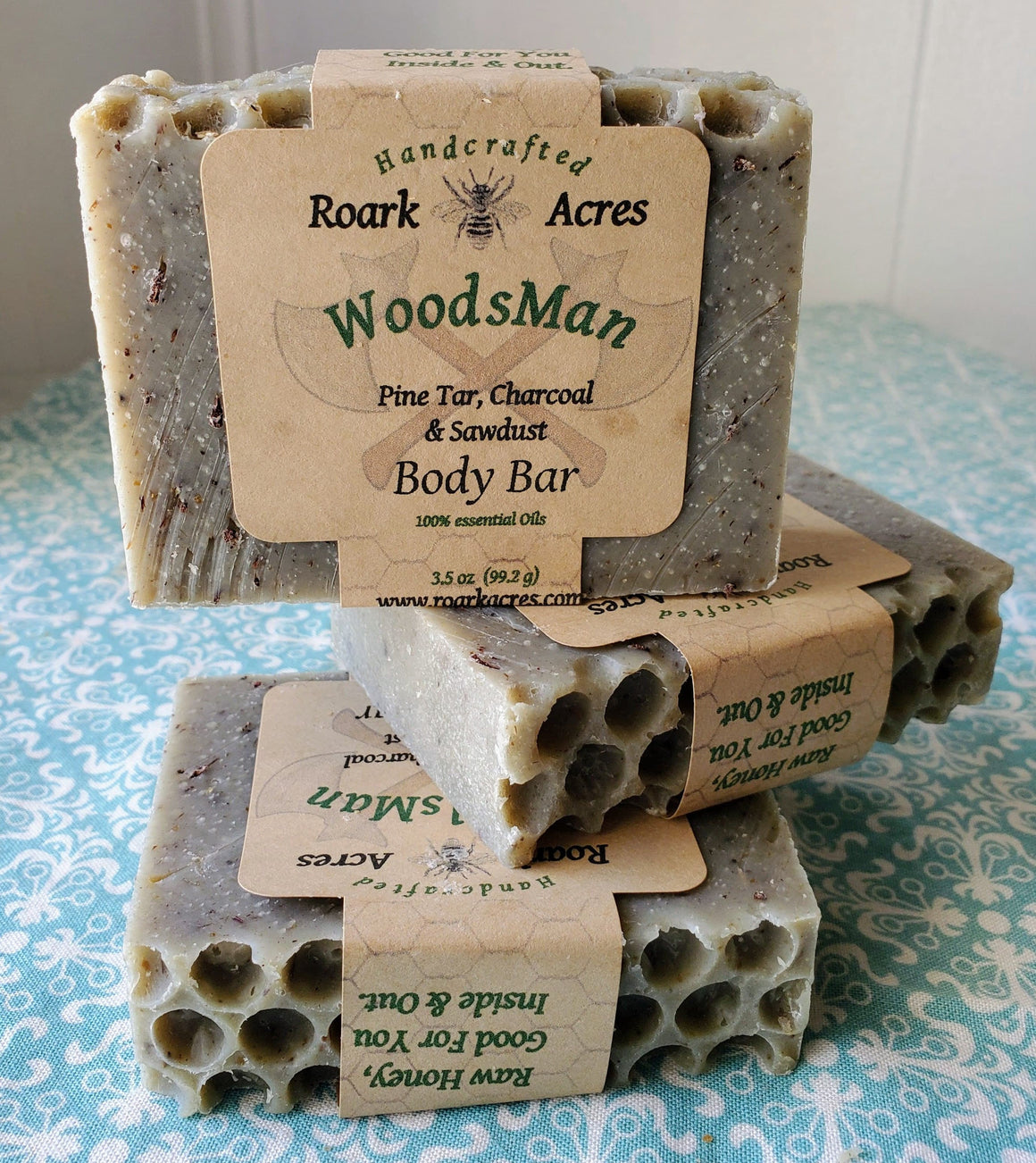 "Woodsman" Honey Soap.