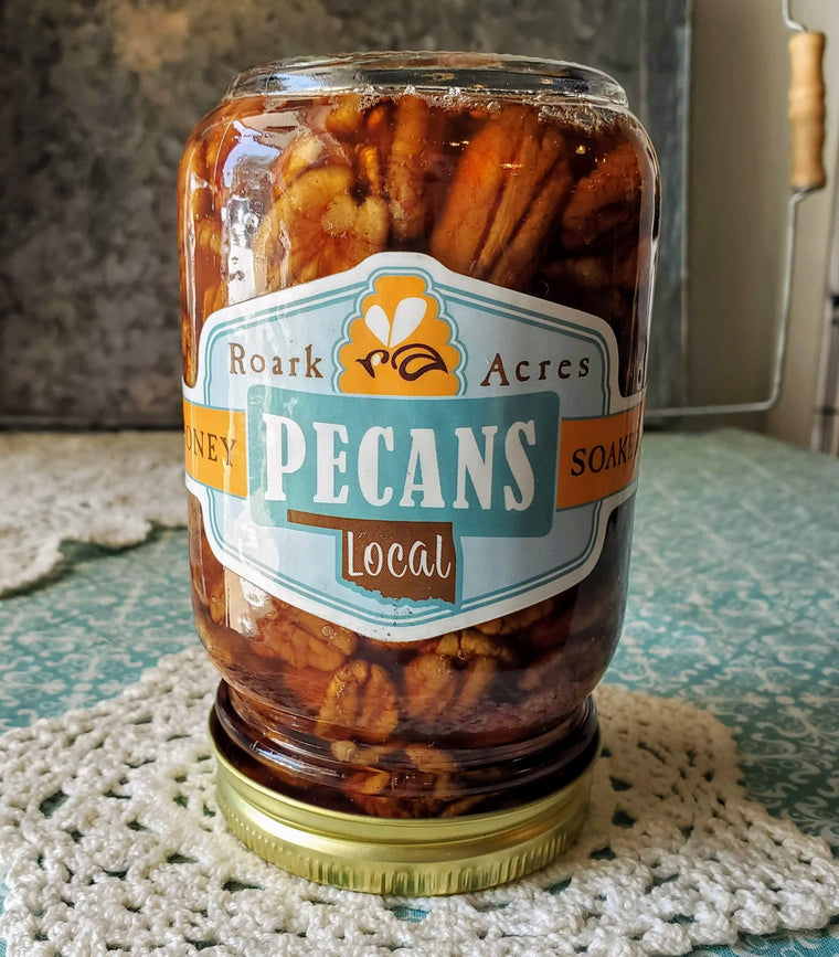 Honey Soaked Pecans.