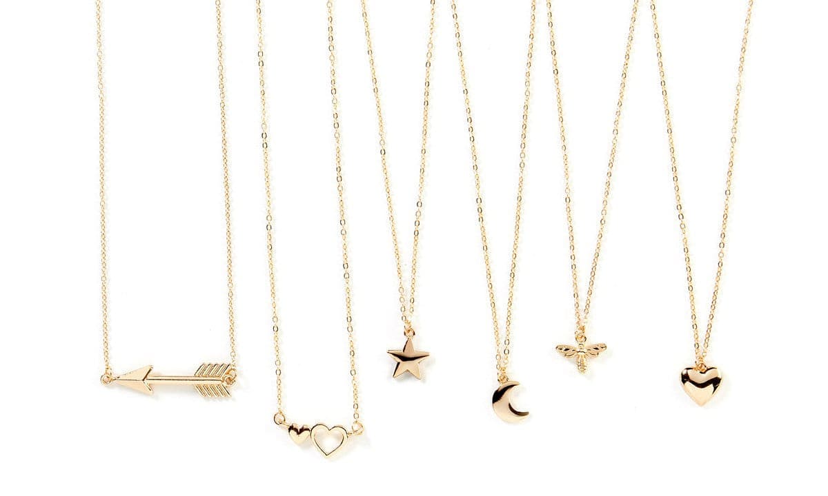 Sentiment Necklaces.