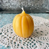 Pumpkin Beeswax Candles.