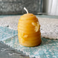 Honeybee Skep Shaped Beeswax Candles.
