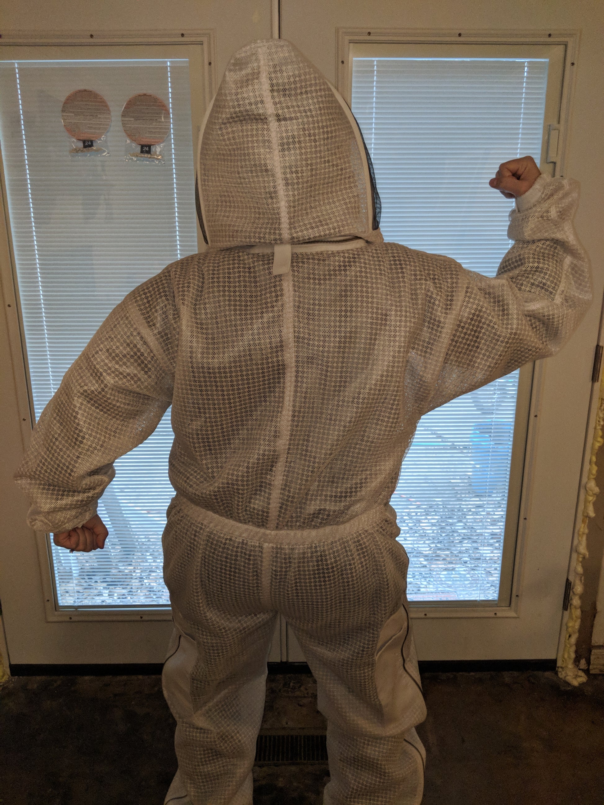 Vented Beekeeping Suit with Veil.
