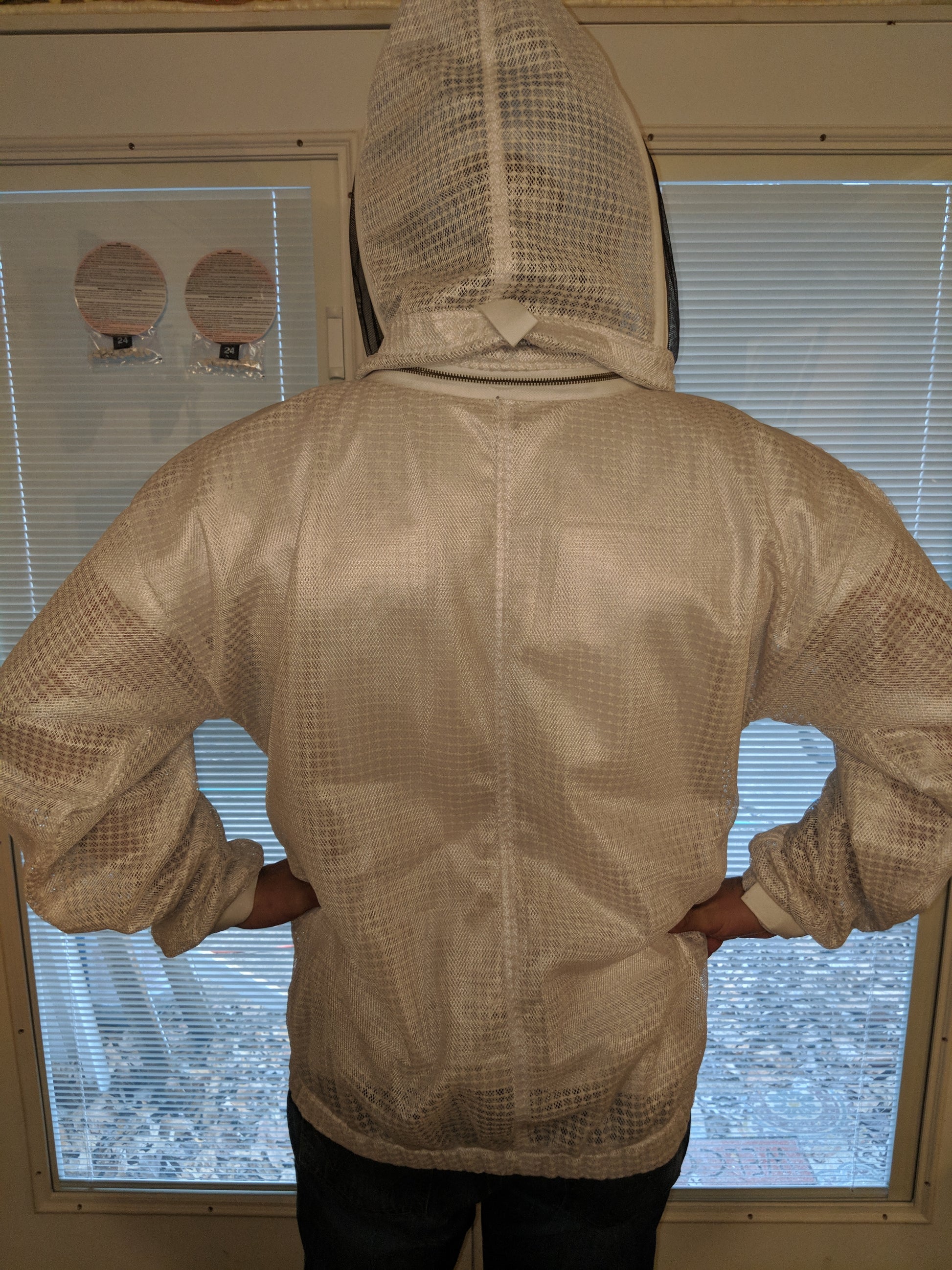 Vented Beekeeping Jacket with Veil.