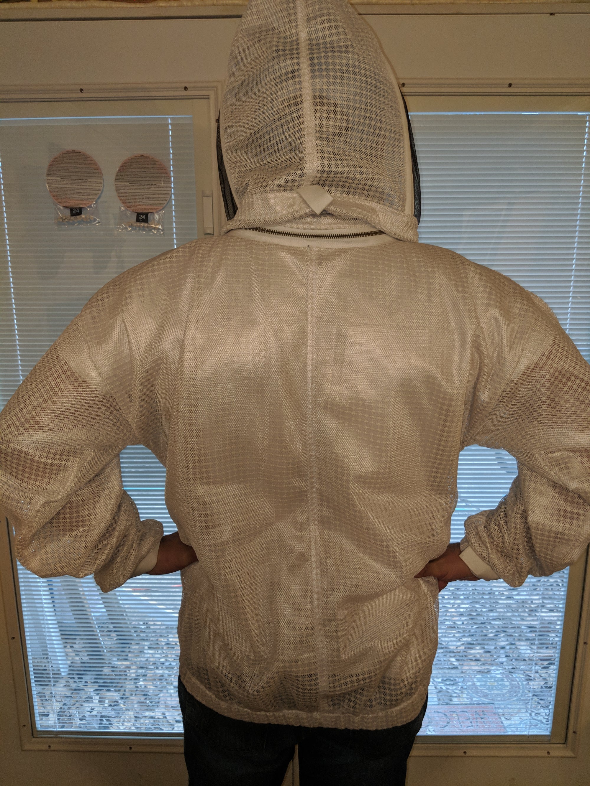 Vented Beekeeping Jacket with Veil.