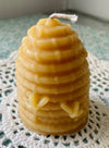Honeybee Skep Shaped Beeswax Candles.