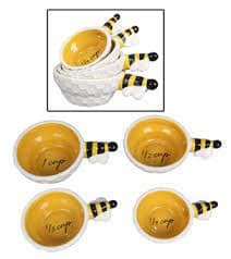 CERAMIC Bee Measuring Cups.