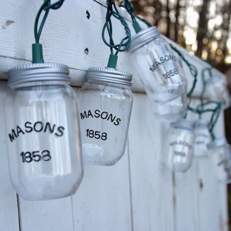 Mason Jar String Lights.