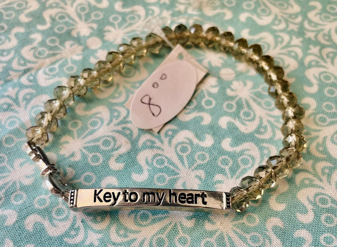 Key To My Heart Bracelet.